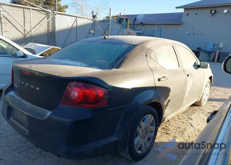 2013 Dodge Avenger Se z USA, uszkodzony, nr VIN 1C3CDZAB5DN530838